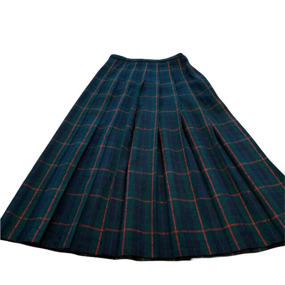 PENDLETON VINTAGE CLASSIC PLEATED WOOL SKIRT